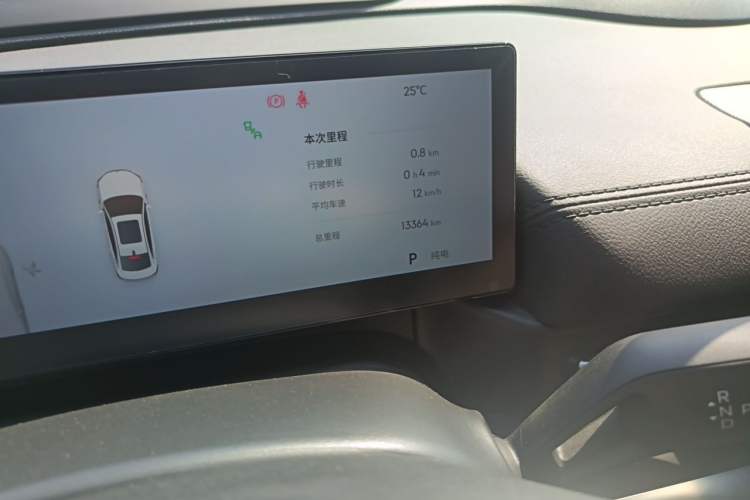 Used Geely Galaxy A7 2025 Model EM-i 150km Exploration+ Edition Odometer Close Up