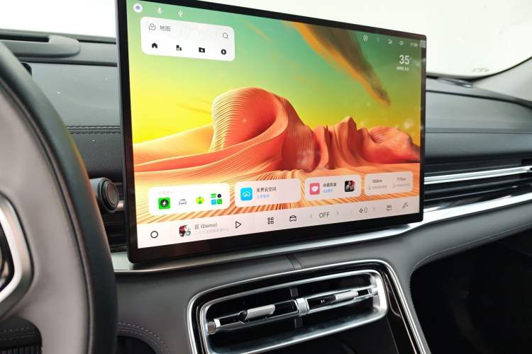 Used Geely Galaxy A7 2025 Model EM-i 150km Exploration+ Edition Audio And AC Panel