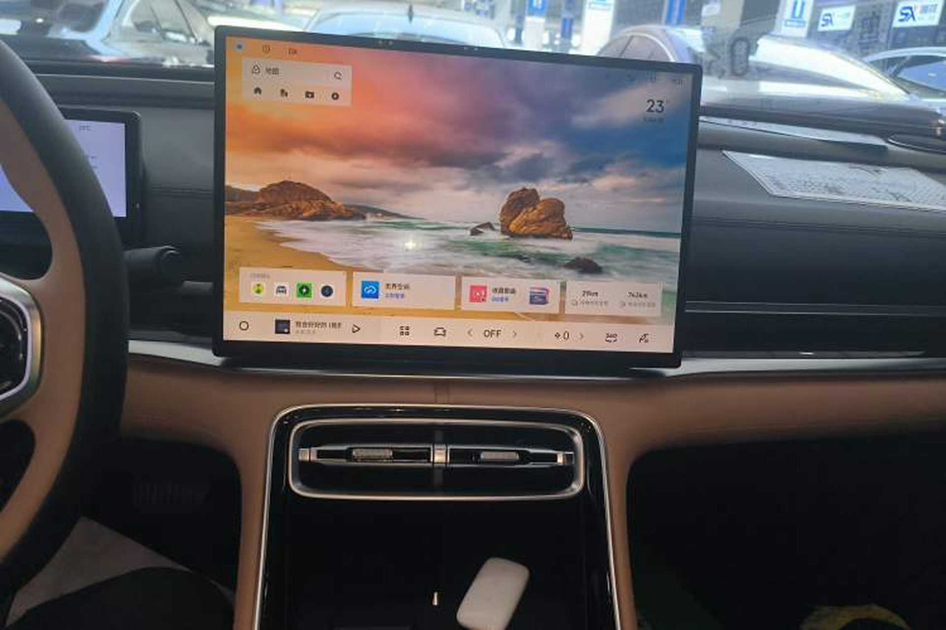 Used Geely Galaxy A7 2025 Model EM-i 150km Exploration+ Edition Audio And AC Panel