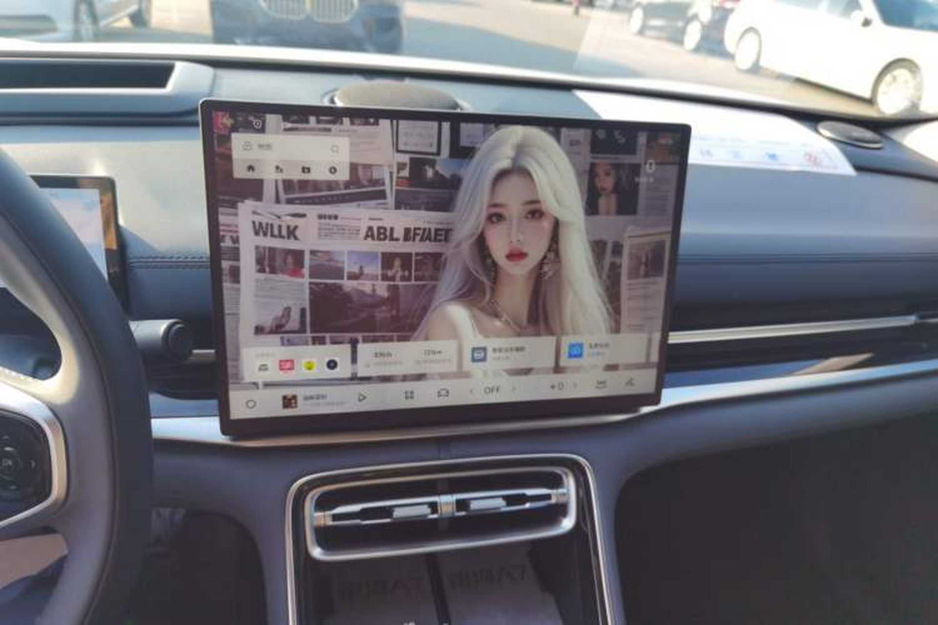 Used Geely Galaxy A7 2025 Model EM-i 70km Luxury Edition Audio And AC Panel