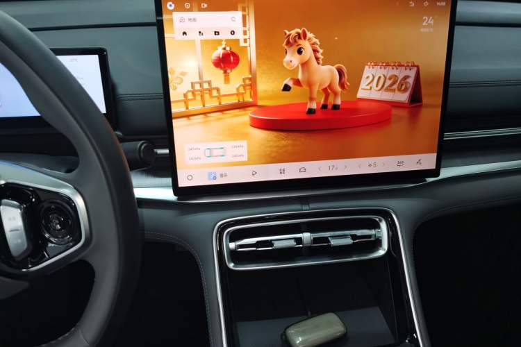 Used Geely Galaxy A7 2025 Model EM-i 150km Long-Distance Edition Audio And AC Panel