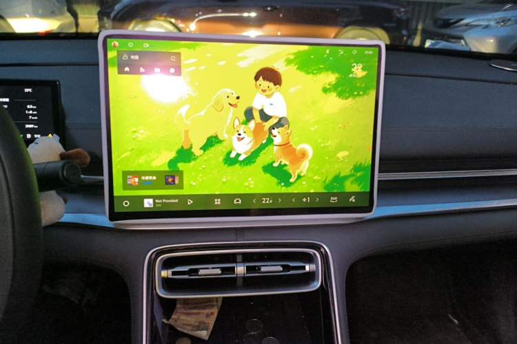 Used Geely Galaxy A7 2025 Model EM-i 150km Long-Distance Edition Audio And AC Panel
