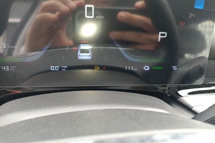 Used Geely Galaxy Stellar 6 2026 Model 125km Free-Style Edition Odometer Close Up