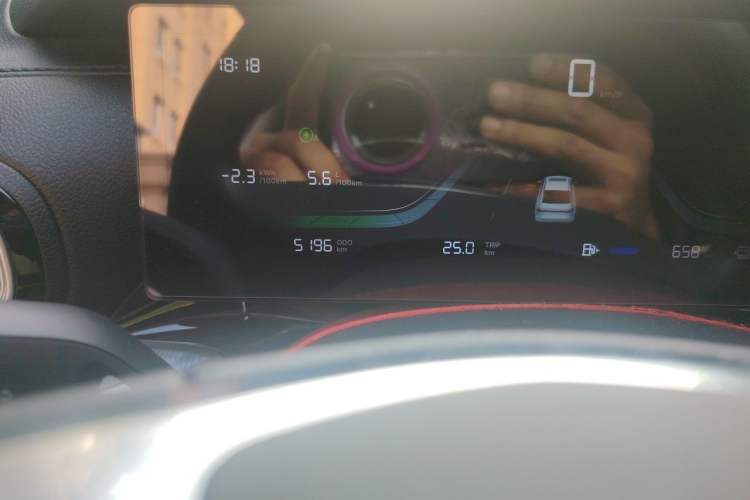 Used Geely Galaxy Stellar 6 2026 Model 60km Sailing Edition Odometer Close Up