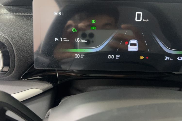 Used Geely Galaxy Stellar 6 2026 Model 125km Free-Style Edition Odometer Close Up