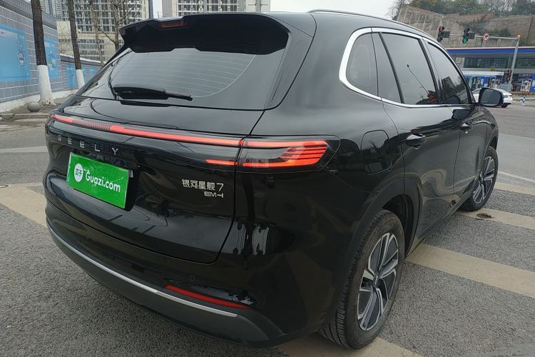 Used Geely Galaxy Xingjian 7 EM-i 2025 120km Launch+ Version Rear Right 45 Deg