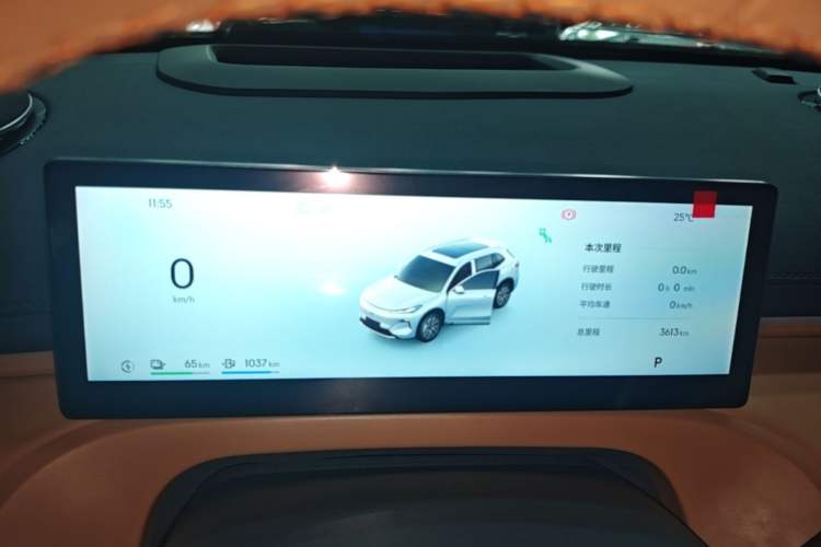 Used Geely Galaxy Xingjian 7 EM-i 2025 120km Navigator Edition Instrument Cluster