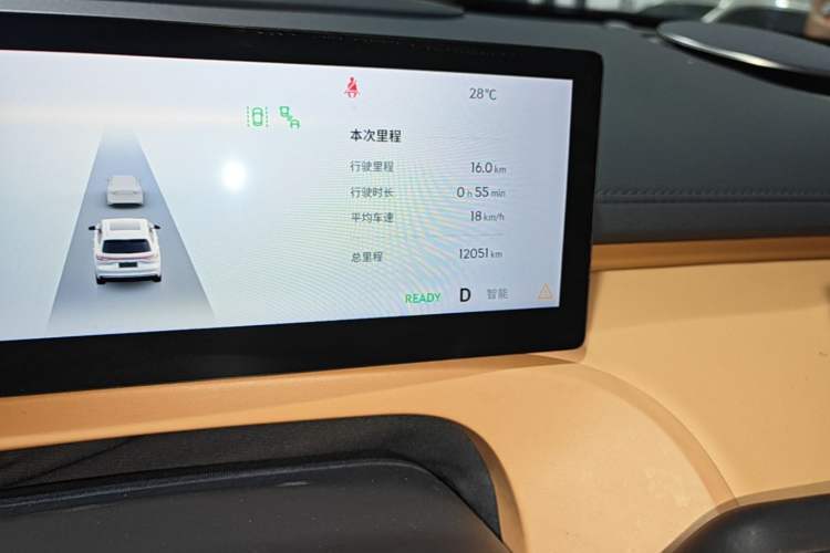 Used Geely Galaxy Xingjian 7 EM-i 2025 120km Navigator Edition Odometer Close Up