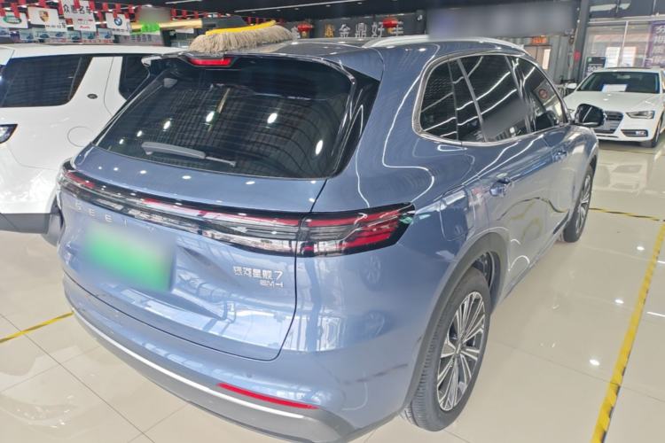 Used Geely Galaxy Xingjian 7 EM-i 2025 120km Exploration+ Version Rear Right 45 Deg