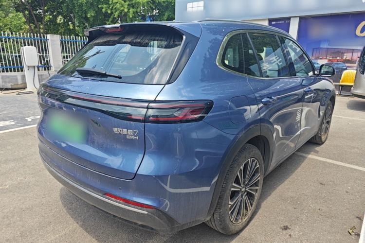 Used Geely Galaxy Xingjian 7 EM-i 2025 120km Navigator Edition Rear Right 45 Deg