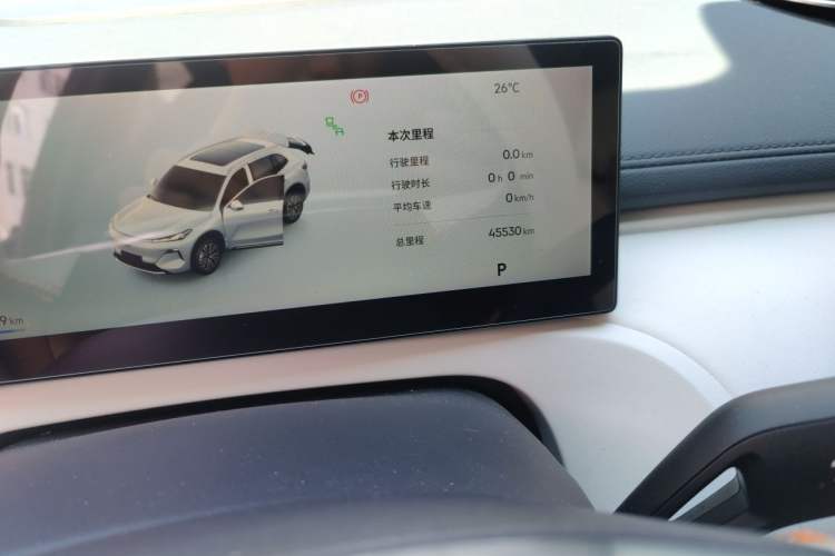 Used Geely Galaxy Xingjian 7 EM-i 2025 120km Navigator Edition Odometer Close Up