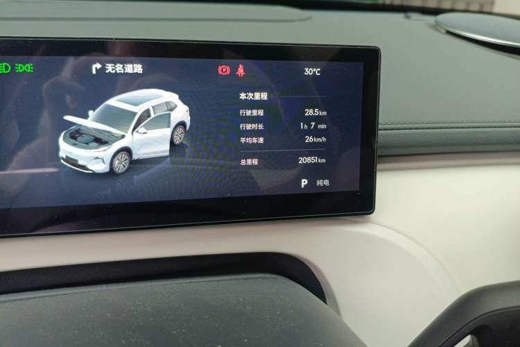 Used Geely Galaxy Xingjian 7 EM-i 2025 120km Exploration+ Version Odometer Close Up