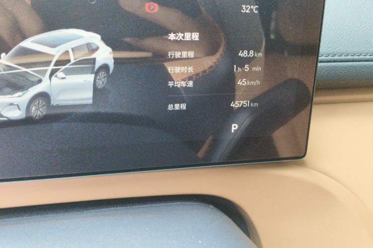 Used Geely Galaxy Xingjian 7 EM-i 2025 120km Exploration+ Version Odometer Close Up