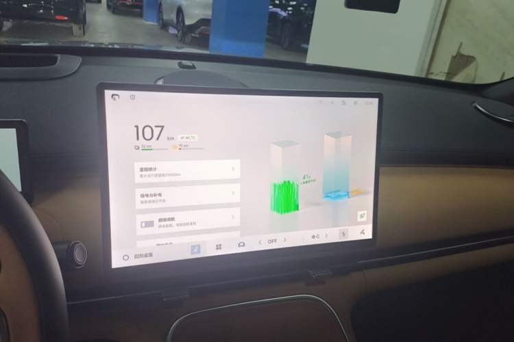 Used Geely Galaxy Xingjian 7 EM-i 2025 120km Exploration+ Version Audio And AC Panel