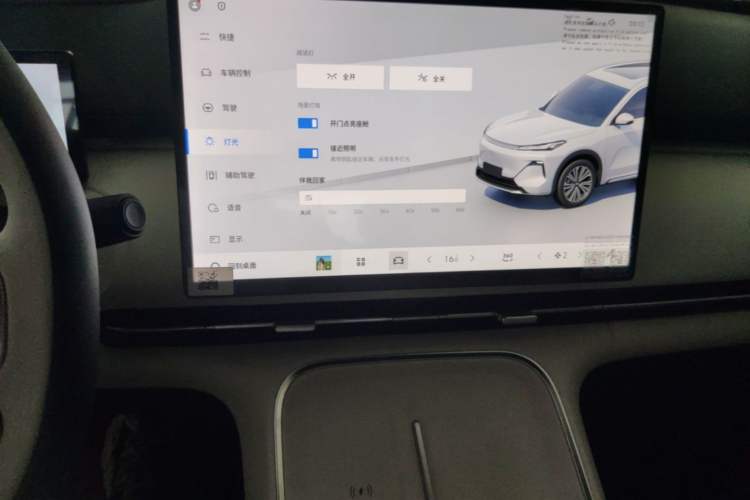 Used Geely Galaxy Xingjian 7 EM-i 2025 120km Exploration+ Version Audio And AC Panel