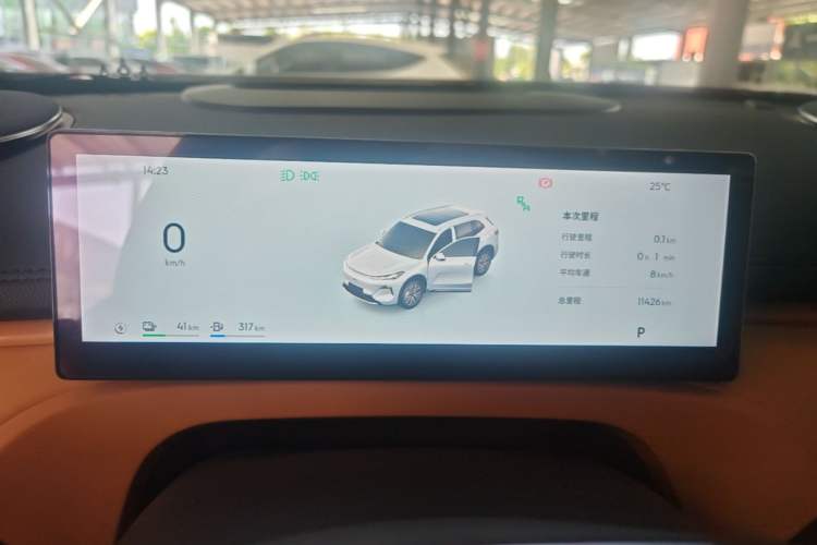 Used Geely Galaxy Xingjian 7 EM-i 2025 120km Navigator Edition Instrument Cluster
