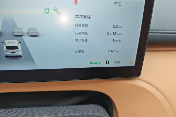 Used Geely Galaxy Xingjian 7 EM-i 2025 120km Navigator Edition Odometer Close Up