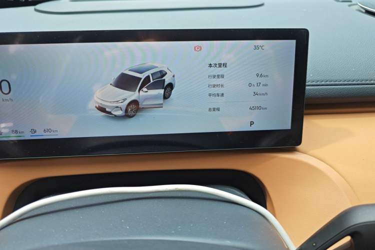 Used Geely Galaxy Xingjian 7 EM-i 2025 120km Exploration+ Version Odometer Close Up