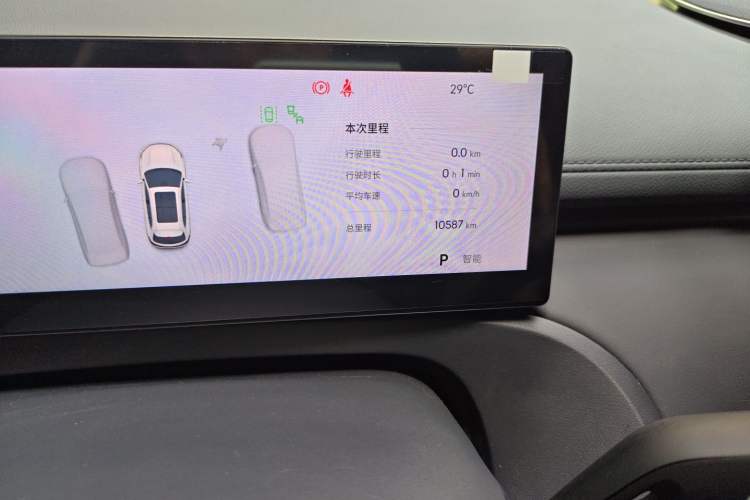 Used Geely Galaxy Xingjian 7 EM-i 2026 Model 135km Smart Navigation Version Odometer Close Up