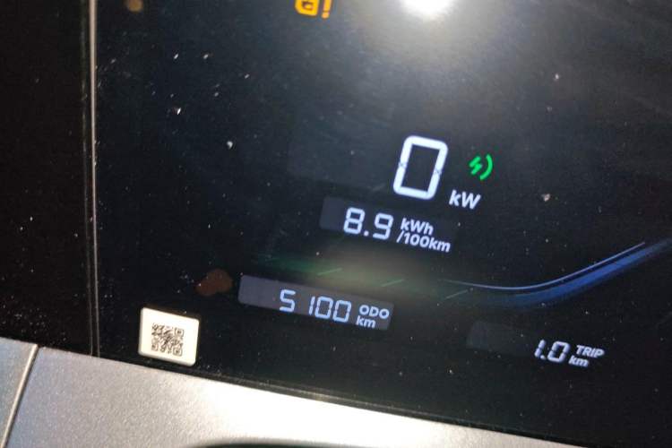Used Geely Galaxy Geome 2025 310km Youth Edition Odometer Close Up