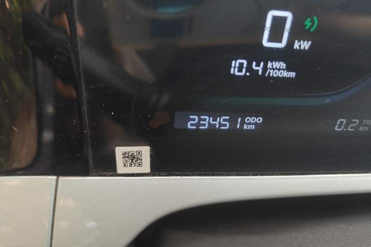 Used Geely Galaxy Geome 2025 310km Youth Edition Odometer Close Up