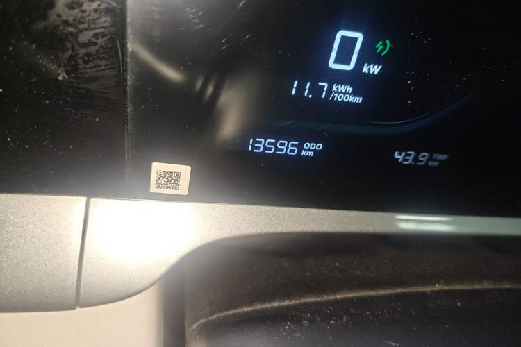 Used Geely Galaxy Geome 2025 310km Youth Edition Odometer Close Up