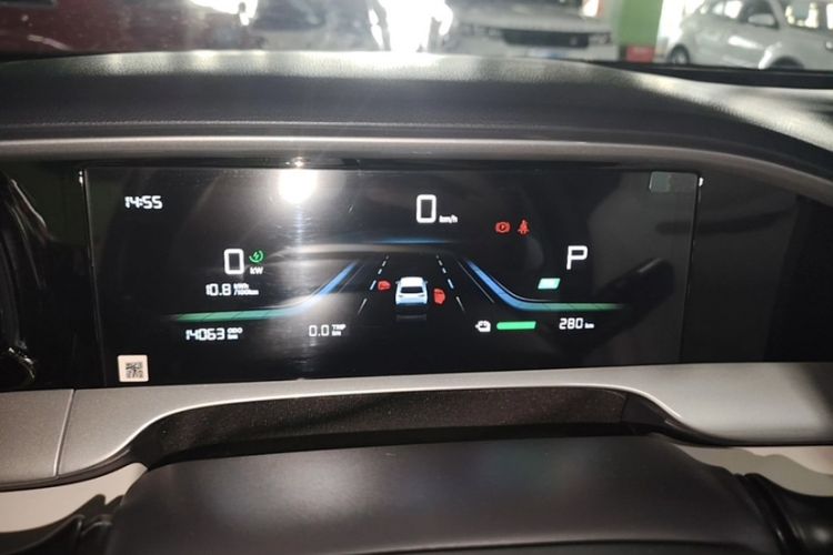 Used Geely Galaxy Geome 2025 UP 410km Exploration Edition Odometer Close Up