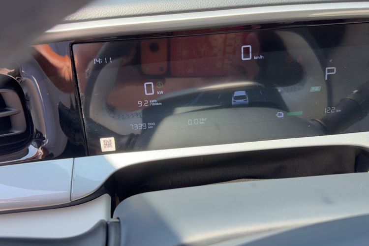 Used Geely Galaxy Geome 2025 310km Youth Edition Odometer Close Up