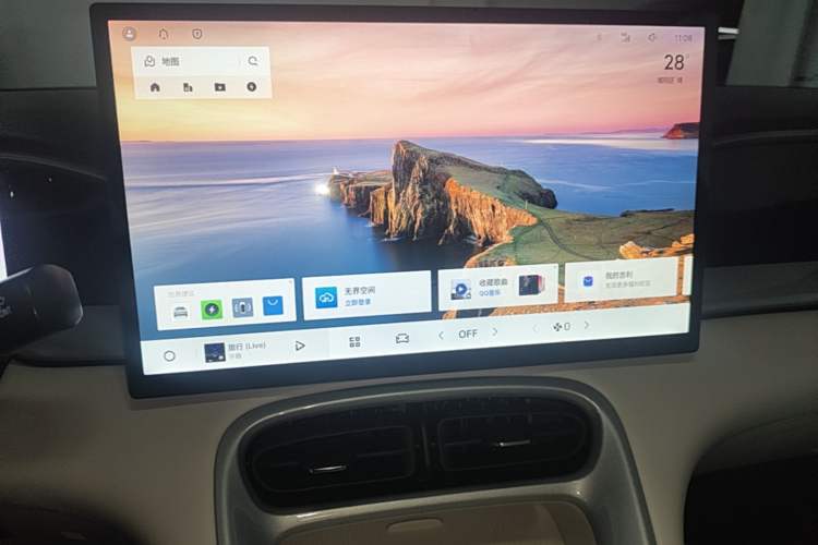 Used Geely Galaxy Geome 2025 UP 410km Exploration Edition Audio And AC Panel