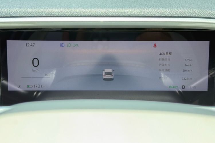 Used Geely Galaxy Geome 2025 UP 410km Exploration+ Edition Odometer Close Up