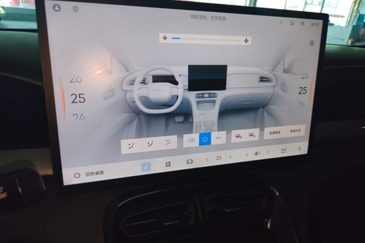 Used Geely Galaxy Geome 2025 310km Dream Edition Audio And AC Panel