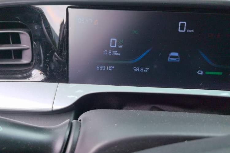 Used Geely Galaxy Geome 2025 310km Youth Edition Odometer Close Up