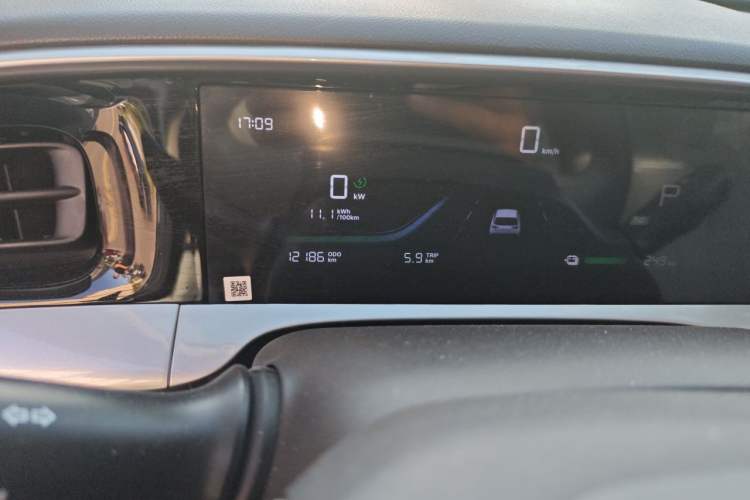 Used Geely Galaxy Geome 2025 310km Youth Edition Odometer Close Up