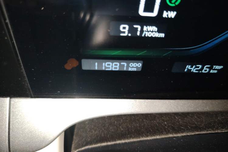 Used Geely Galaxy Geome 2025 310km Youth Edition Odometer Close Up