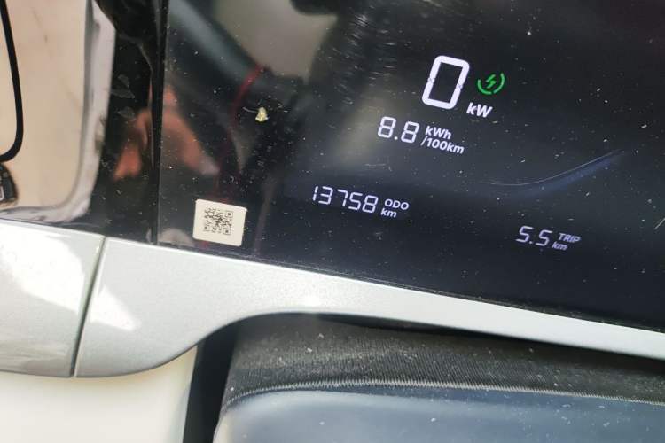 Used Geely Galaxy Geome 2025 310km Youth Edition Odometer Close Up