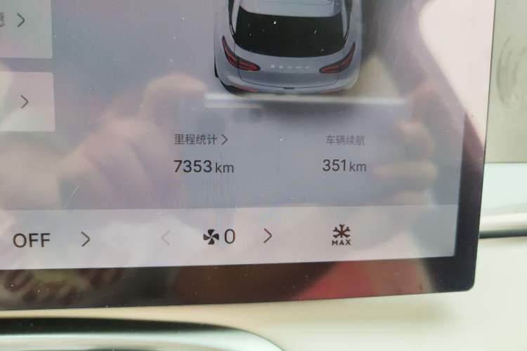 Used Geely Galaxy Geome 2025 UP 410km Exploration+ Edition Odometer Close Up