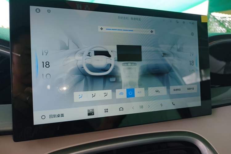 Used Geely Galaxy Geome 2025 310km Youth Edition Audio And AC Panel