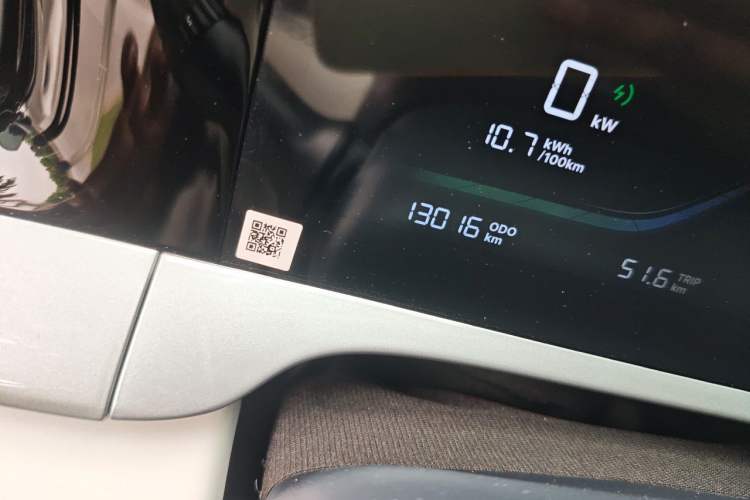 Used Geely Galaxy Geome 2025 310km Youth Edition Odometer Close Up