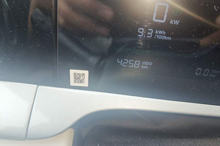 Used Geely Galaxy Geome 2025 310km Youth Edition Odometer Close Up