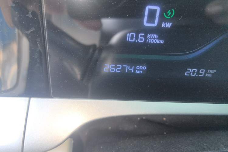 Used Geely Galaxy Geome 2025 310km Youth Edition Odometer Close Up