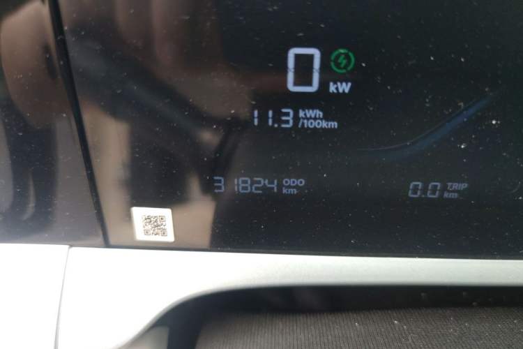Used Geely Galaxy Geome 2025 UP 410km Exploration Edition Odometer Close Up