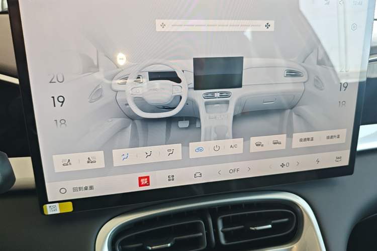 Used Geely Galaxy Geome 2026 410km Wind-Riding Edition Audio And AC Panel