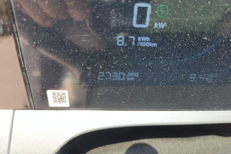 Used Geely Galaxy Geome 2026 Model 310km Youth Edition Odometer Close Up