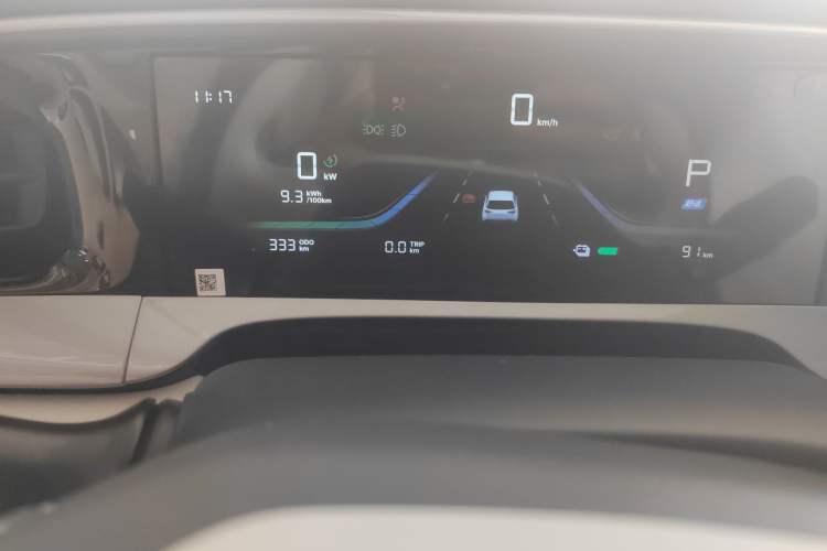 Used Geely Galaxy Geome 2026 Model 310km Dream Edition Odometer Close Up