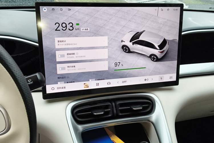 Used Geely Galaxy Geome 2026 Model 310km Dream Edition Audio And AC Panel