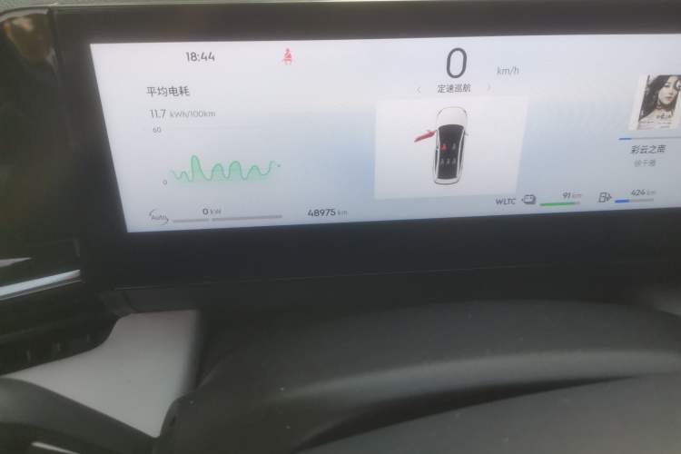 Used Geely Galaxy L6 2023 125km MAX Odometer Close Up