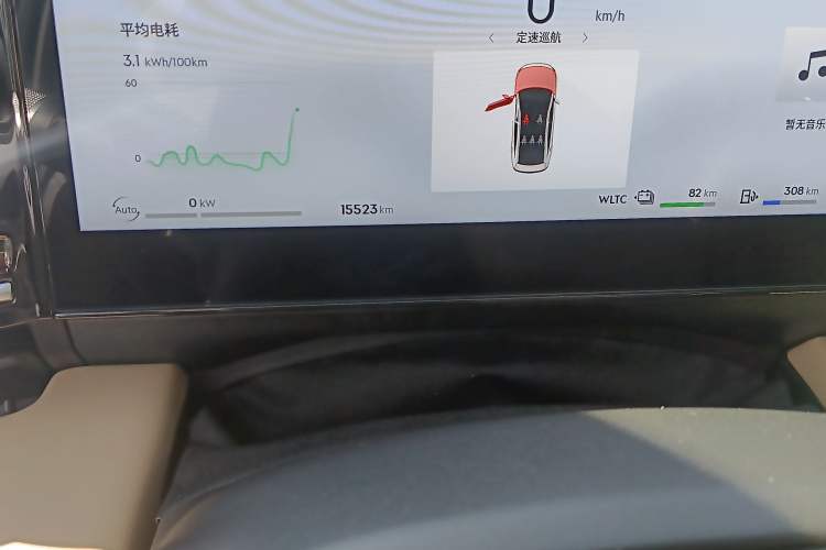 Used Geely Galaxy L6 2023 125km MAX Odometer Close Up