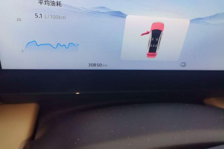 Used Geely Galaxy L6 2023 60km AIR Odometer Close Up