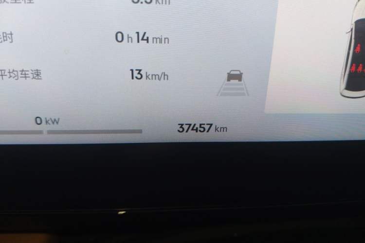 Used Geely Galaxy L6 2023 125km Starship Odometer Close Up