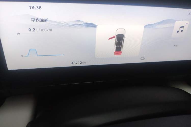 Used Geely Galaxy L6 2023 125km Starship Odometer Close Up